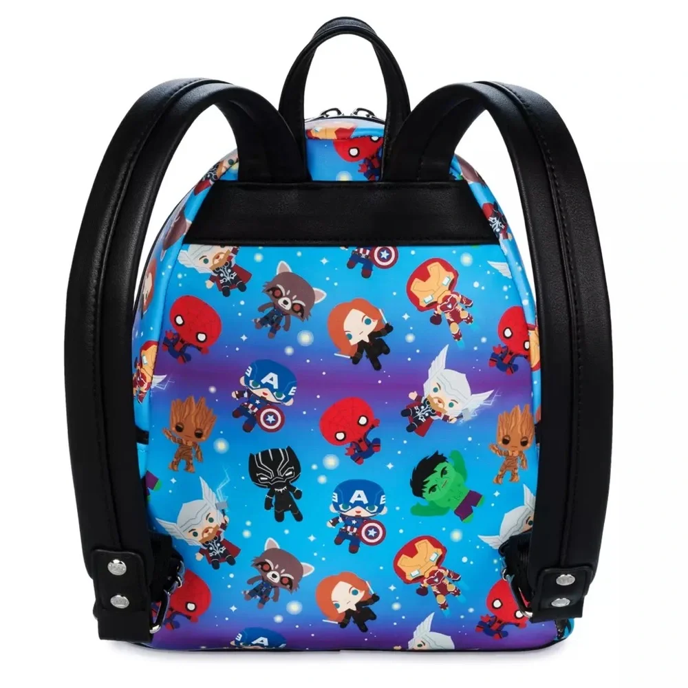 Disney Parks Marvel Avengers Loungefly Mini Backpack Multicolor - Picture 6 of 7